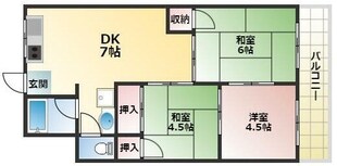 コーポかおりの物件間取画像